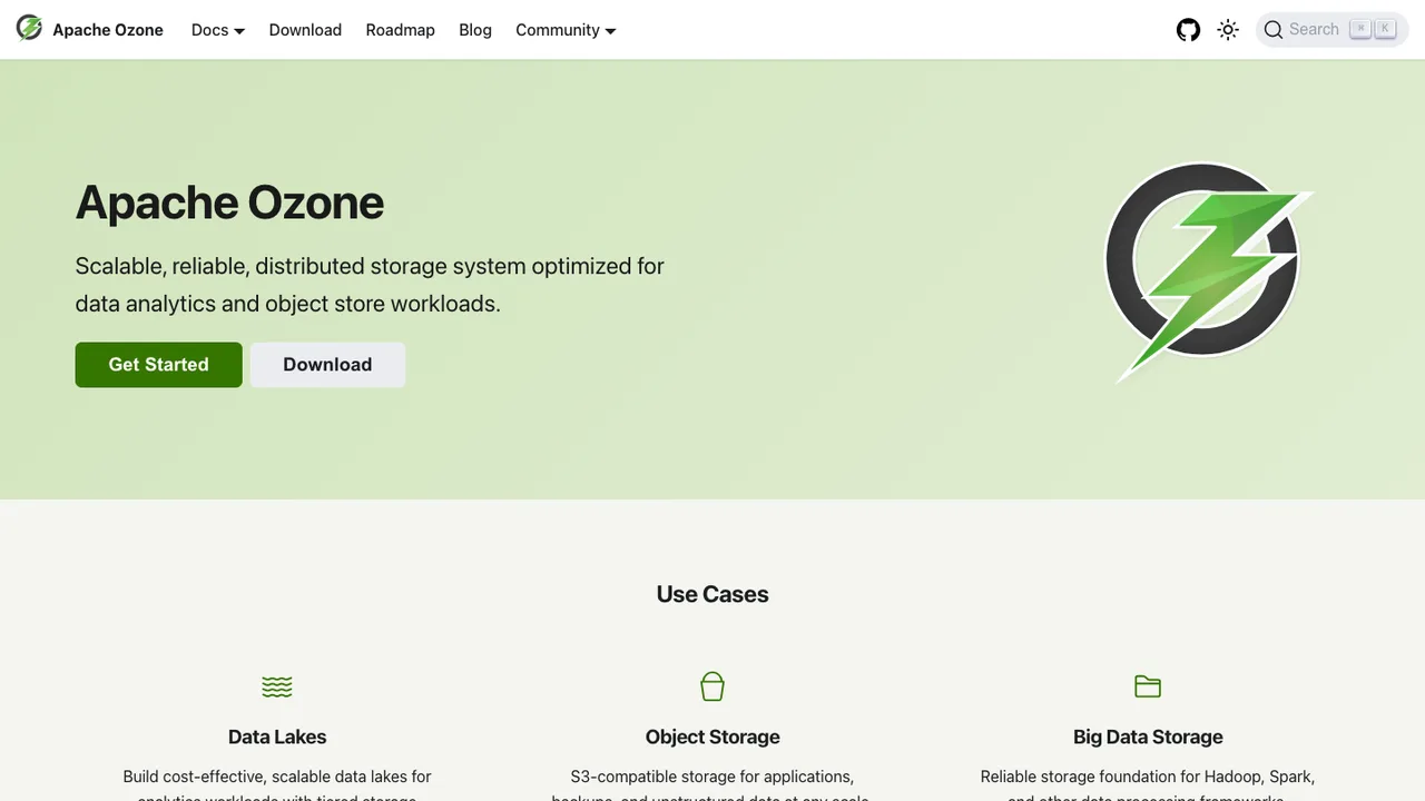 Apache Ozone screenshot