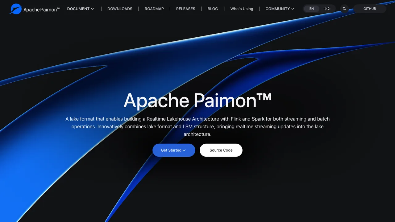 Apache Paimon screenshot