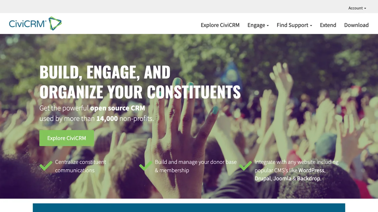 CiviCRM screenshot
