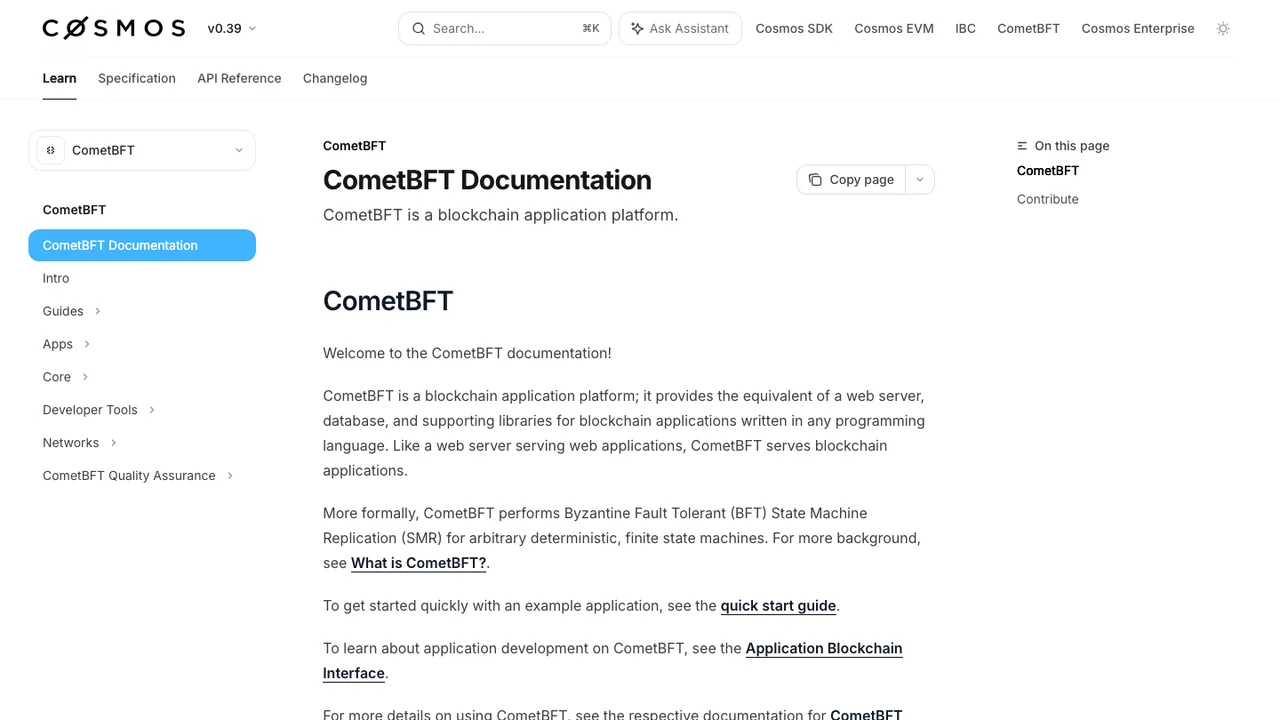CometBFT screenshot