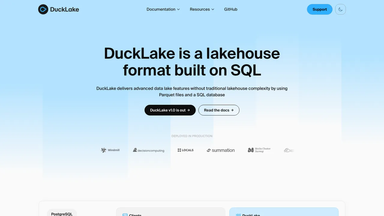 DuckLake screenshot