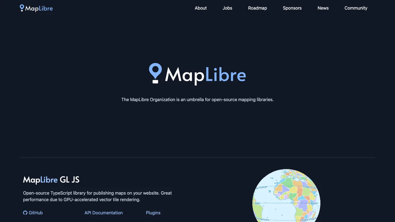 MapLibre Native screenshot