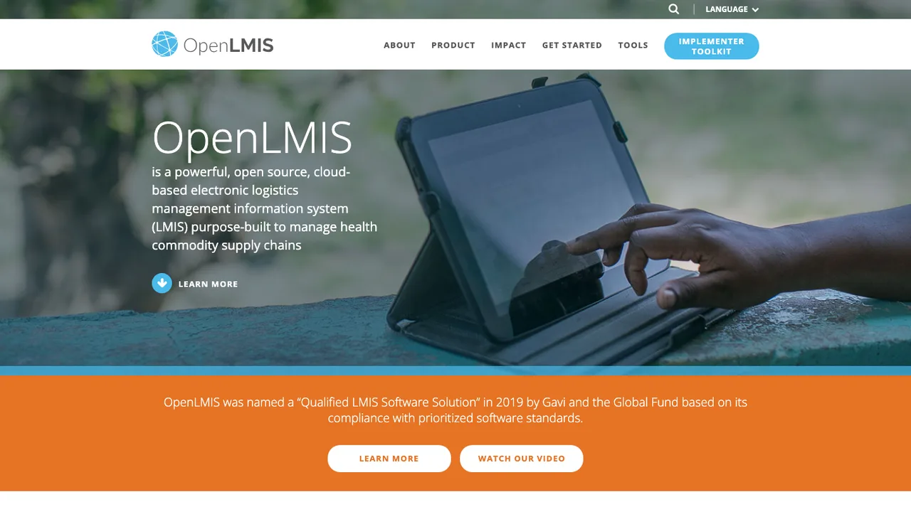 OpenLMIS screenshot