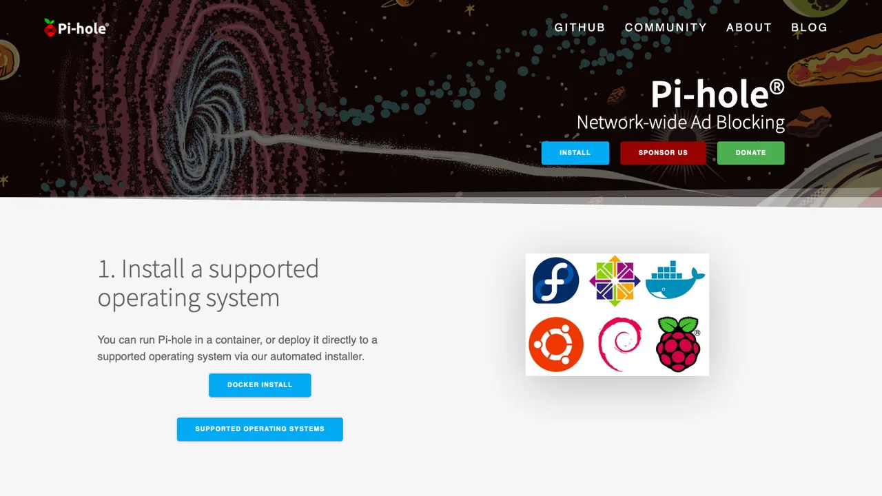 Pi-hole screenshot