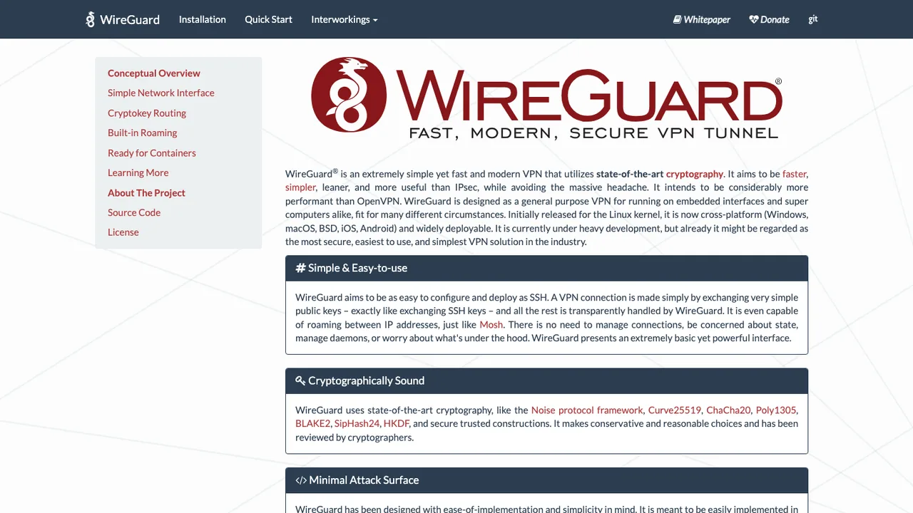 wireguard-tools screenshot
